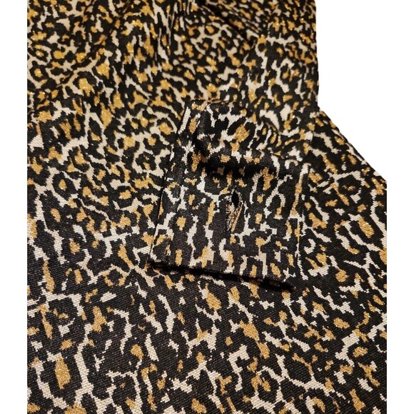 Dundas X Revolve Rave Leopard Mini Dress Womens Small Zappa Black And Gold Party - Picture 7 of 9